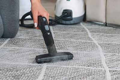 Carpet steam cleaning